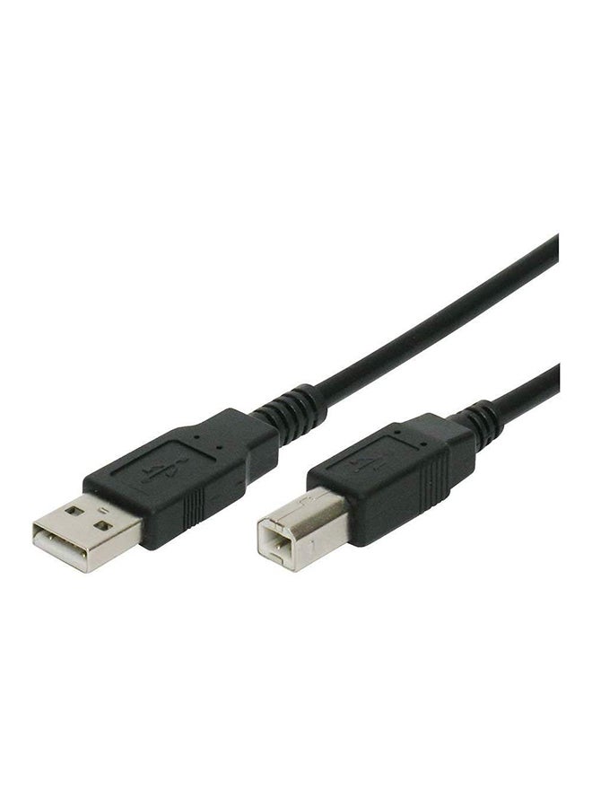 كابل USB للطابعة أسود - Image 3